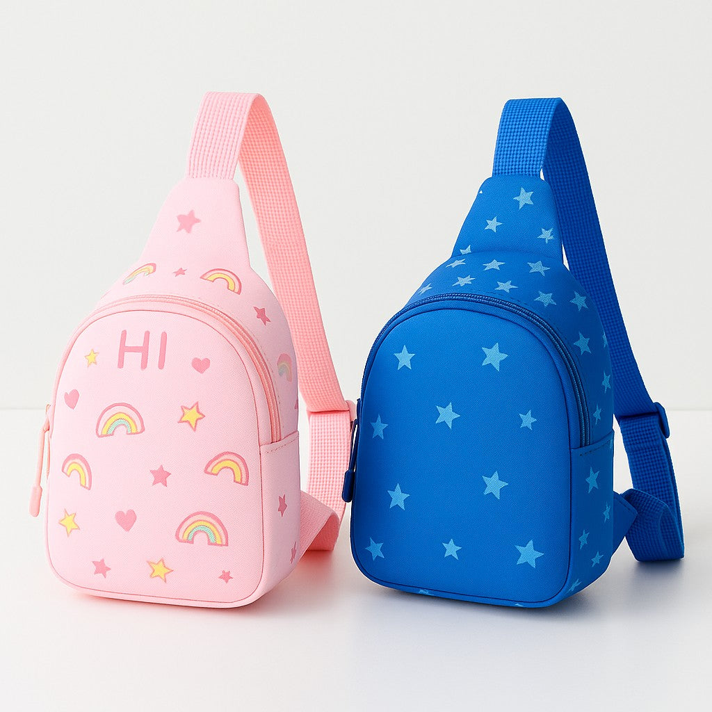 Kids Sling Chest Bag – Cartoon-Inspired Crossbody (Unisex, Ages 5–7)