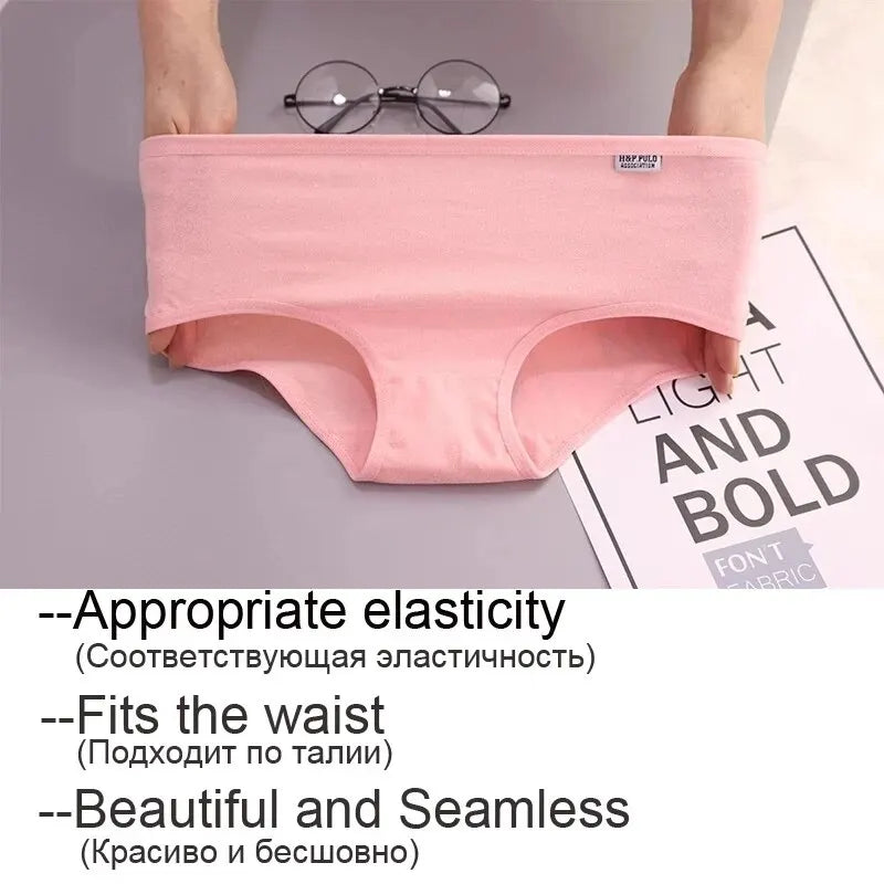 7-Pack Cotton Briefs for Women – Soft, Breathable