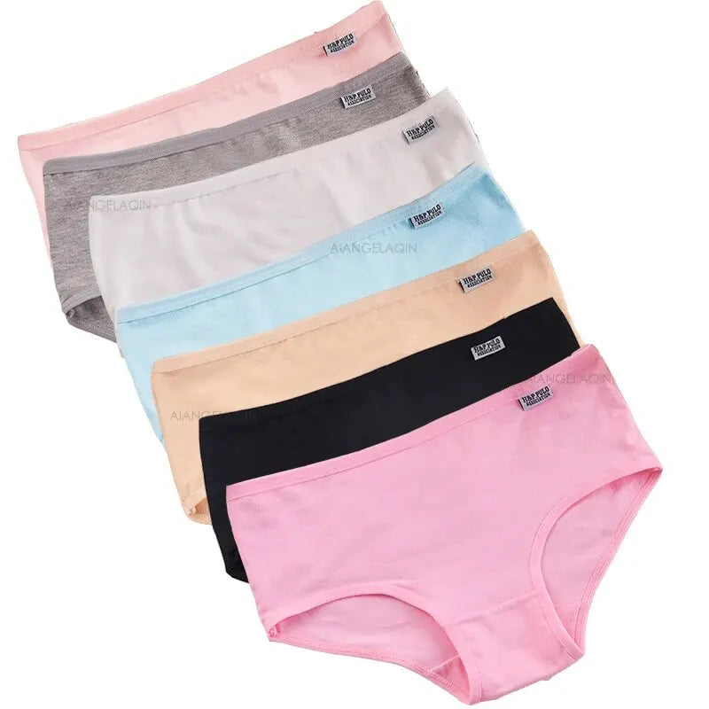 7-Pack Cotton Briefs for Women – Soft, Breathable