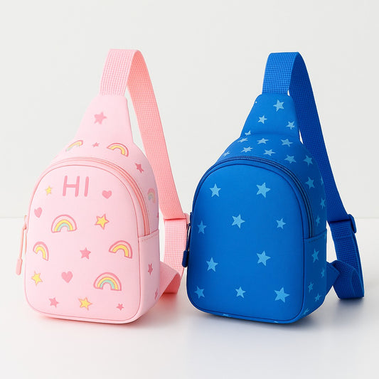 Kids Sling Chest Bag – Cartoon-Inspired Crossbody (Unisex, Ages 5–7)