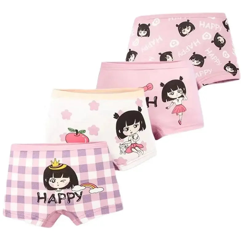 Multipack Girls Cotton Boy Shorts/Underwear
