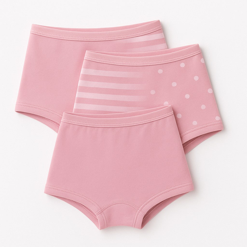 Multipack Girls Cotton Boy Shorts/Underwear
